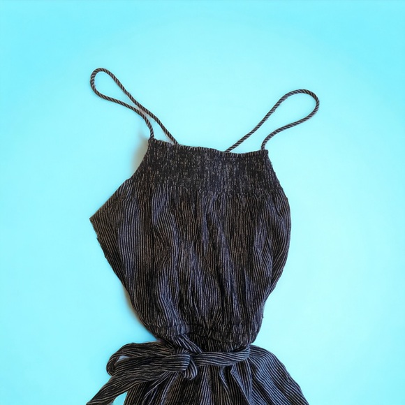 Billabong This Way Black and White Striped Jumpsuit Size Small - Picture 8 of 11